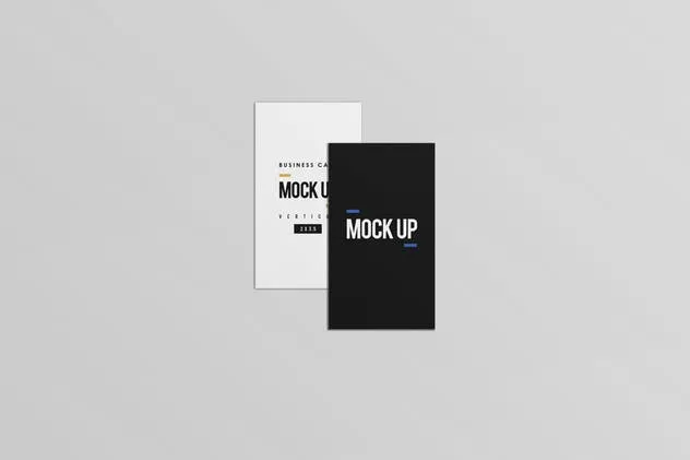 等距平铺企业名片设计样机模板 Business Card Mock Up插图(10)