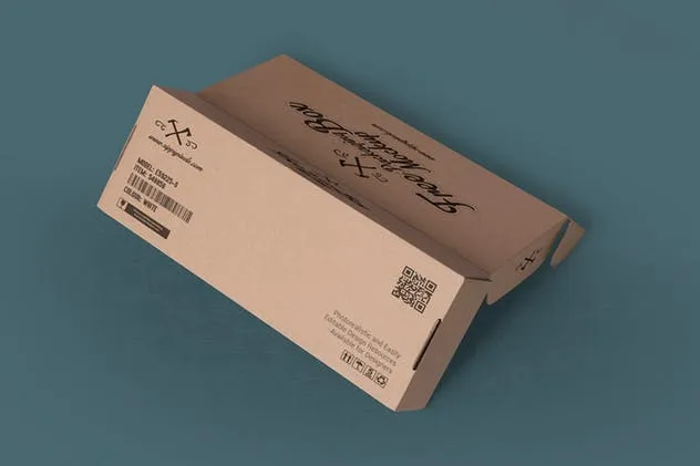 10个矩形包装盒设计样机模板 10 Rectangular Packaging Box Mockups插图(4)