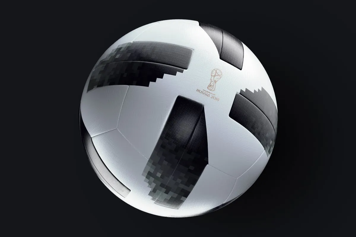 4K高分辨率世足联官方足球样机展示模板 Official Match Ball 2018 | 4K Mockup