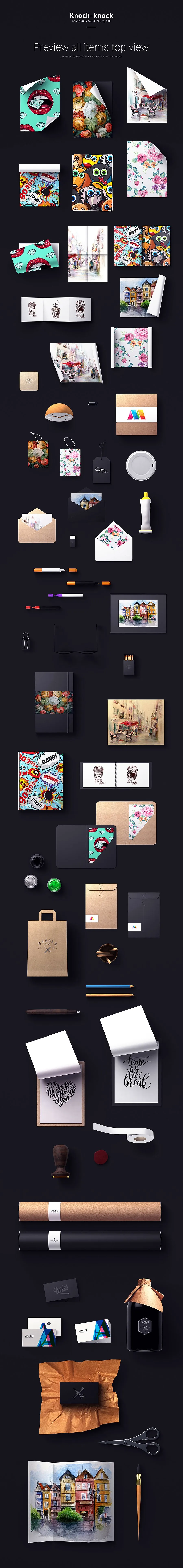 超大容量品牌样机集合 Knock-knock Mockups(3.36GB)插图(16)