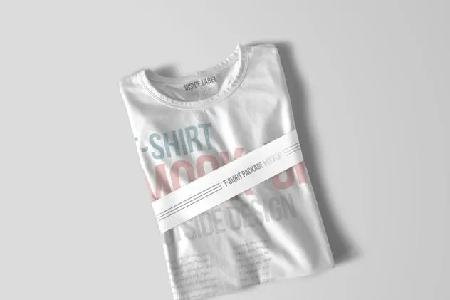 时尚印花T恤服装样机模板 T-Shirt Mockups插图(10)