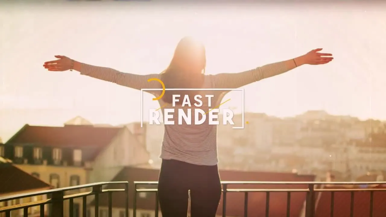 干净流畅动画幻灯片像素设计精选AE模板