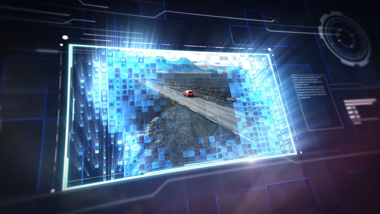 简洁时尚创意的像素幻灯片像素设计精选AE模板