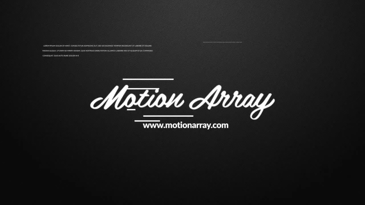 文字简介演示文稿幻灯片像素设计精选AE模板