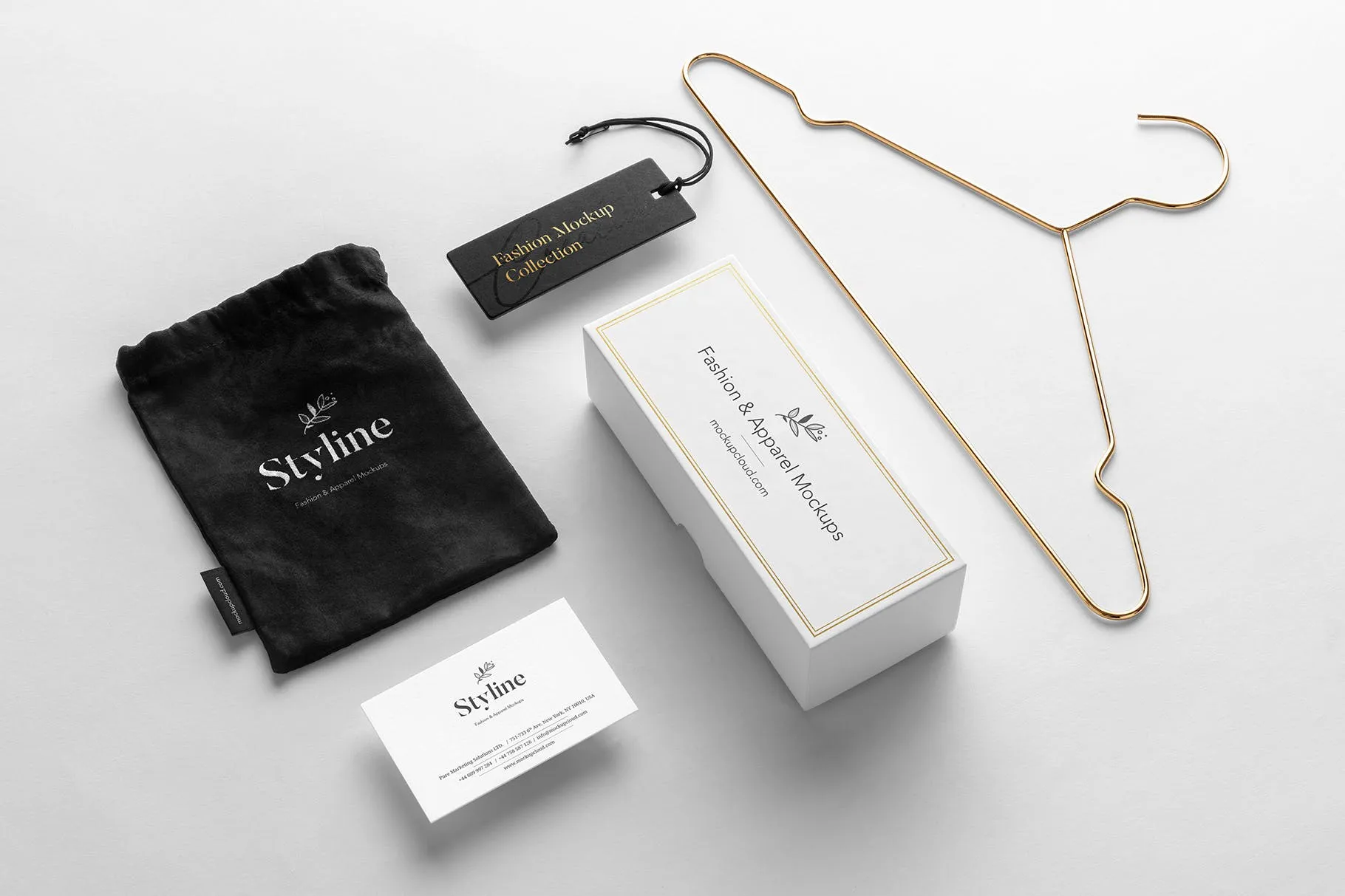 Styline系列时尚服饰品牌VI设计素材库精选套装v1 Styline – Fashion and Apparel Mockups vol 1插图(3)