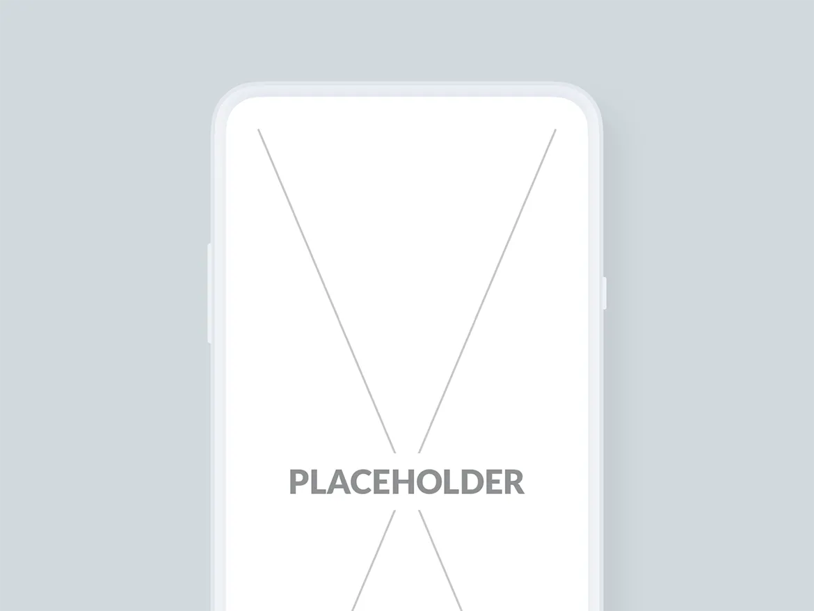 刘海屏iPhone手机等距网格素材库精选样机模板[白色版本] Presentation Mockups Light插图(14)