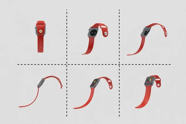 智能Apple手表设备展示样机 Apple Watch Kit Mockup插图(4)