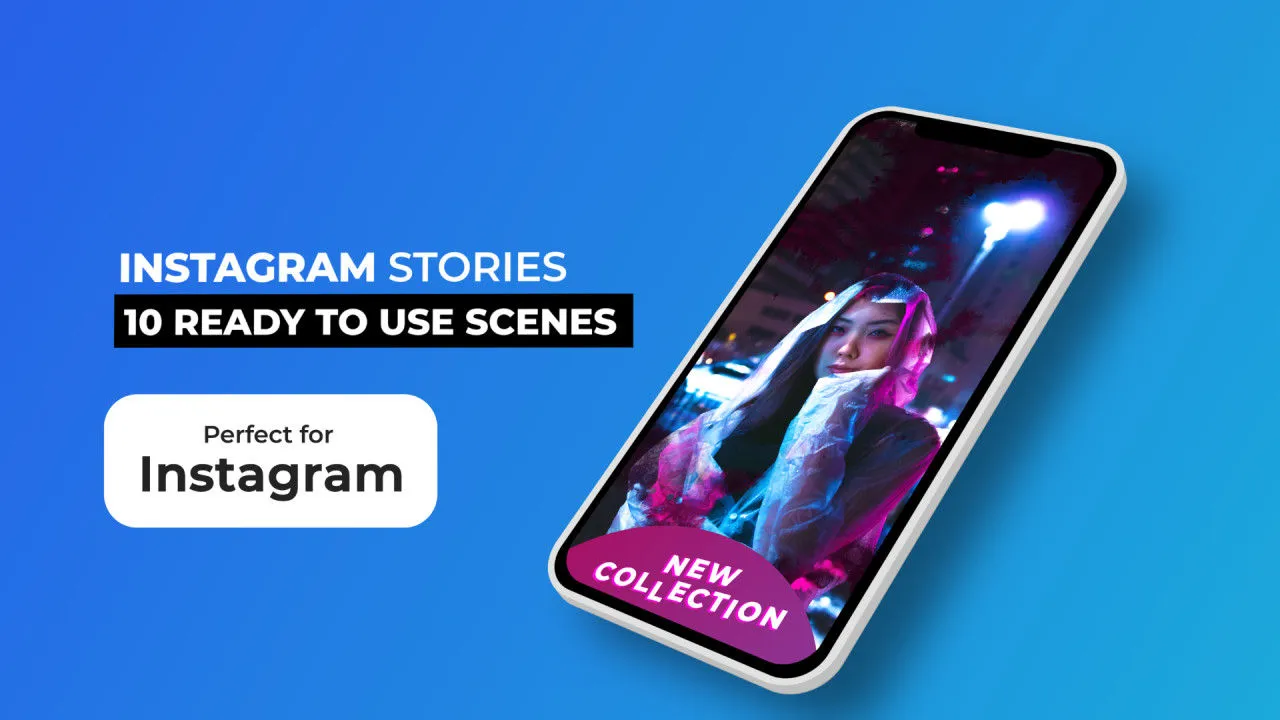 10个Instagram故事的绝妙集合AE视频模板