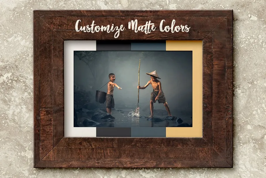 复古怀旧风格相框样机模板集 Picture Frame Mockups Volume 2插图(3)