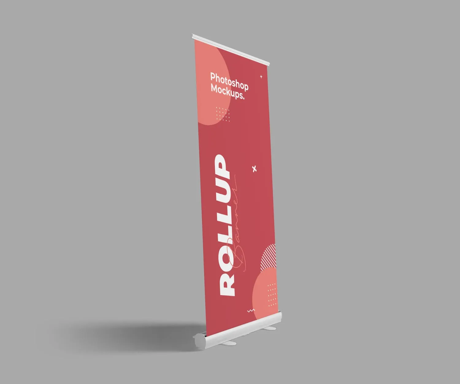 易拉宝X展架海报Banner设计效果图样机素材库精选 Roll Up Banner Mockups插图(1)