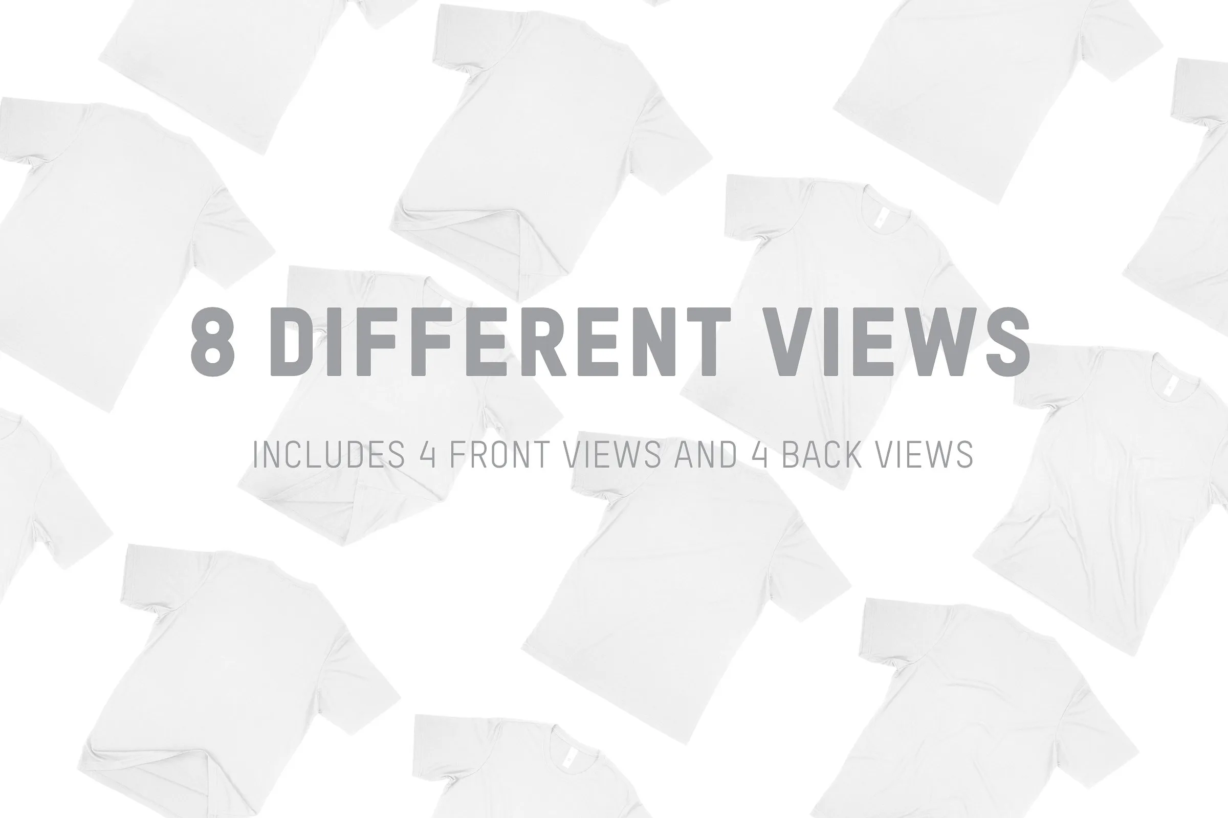 中性圆领T恤服装样机 Next Level 6200 Poly Cotton T-Shirt插图(5)