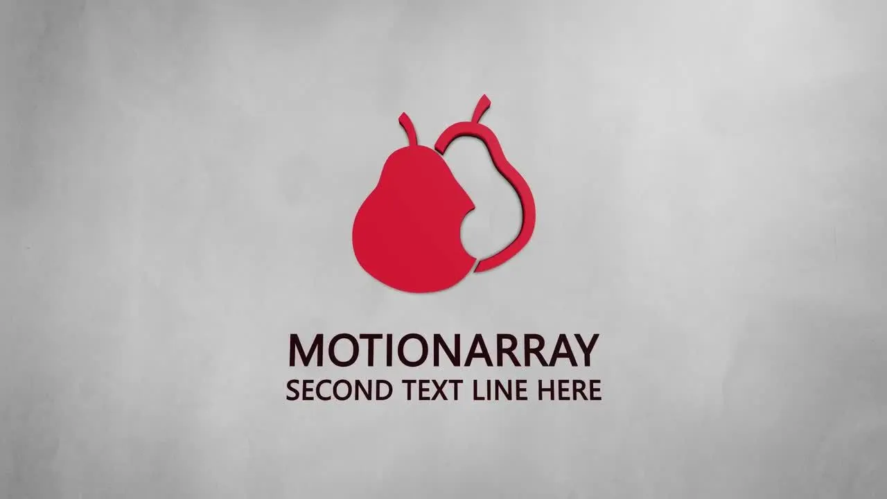 动态动画图层徽标显示像素设计精选AE模板