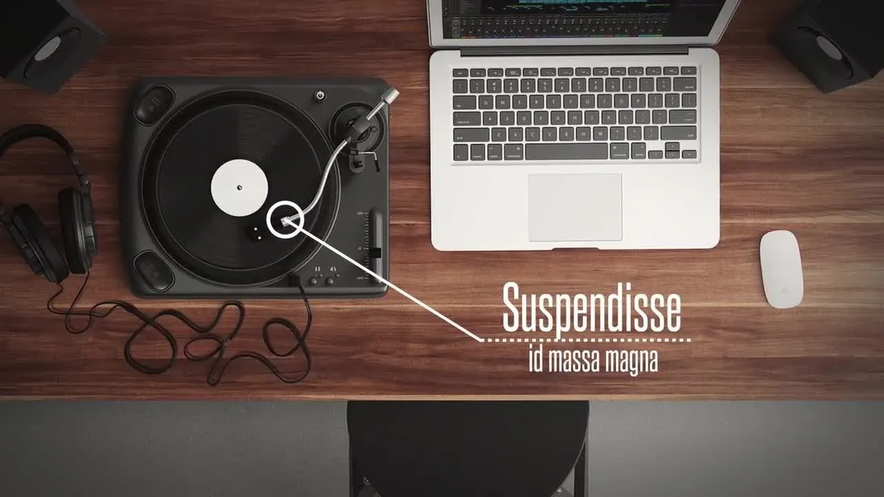 线条呼出文字标题注释像素设计精选AE模板