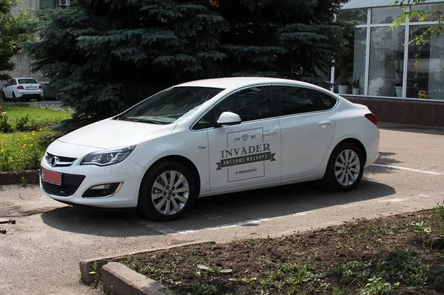 汽车/户外广告牌品牌Logo展示样机 Outdoor Branding Mockup插图(1)