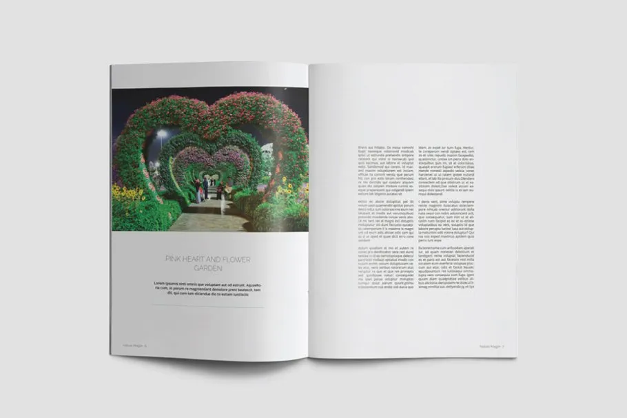 绿色大自然图册设计模板插图(12)