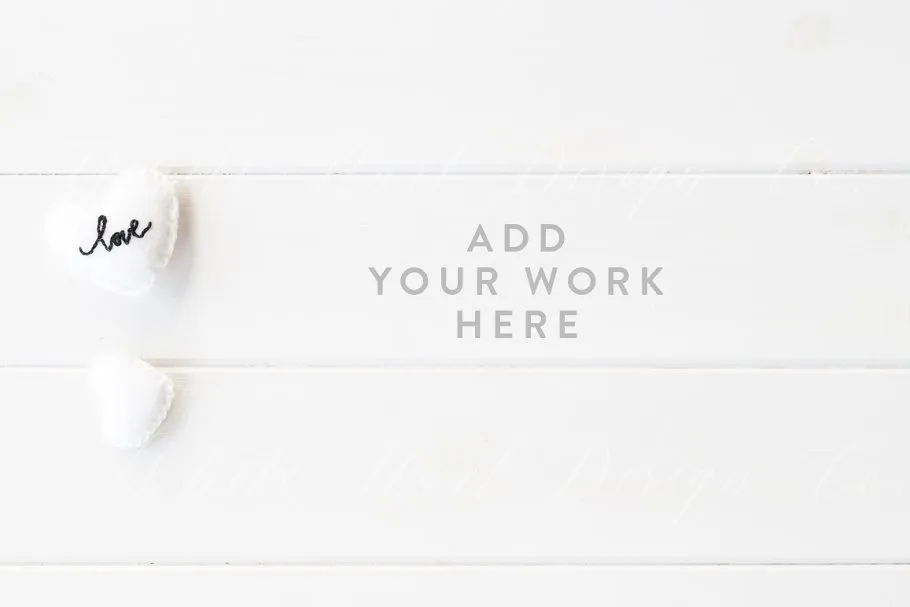 情人节主题贺卡卡片样机 3 x card mockups – Valentines – Jpeg插图(2)