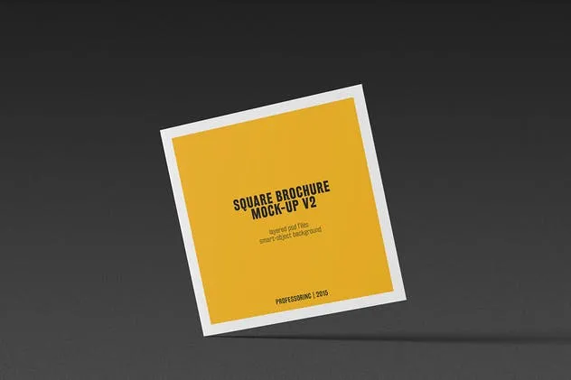 画册目录手册样机模板 Square Brochure / Catalogue Mock-Up插图(12)