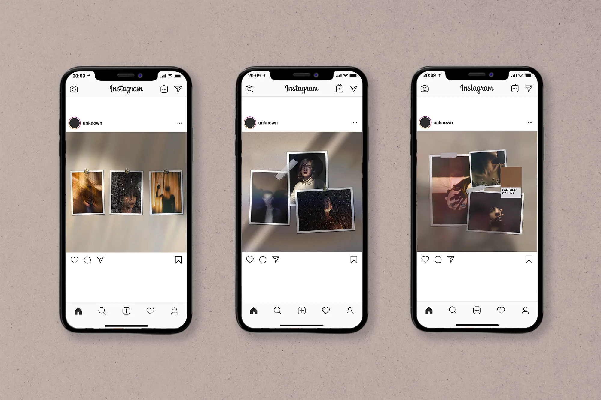 10种风格作品集情绪板展示样机素材库精选PSD模板 Moodboard Mockup Kit插图(1)