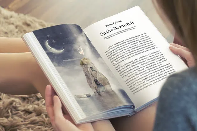 精装设计硬封面书印刷品样机 Book Mockup / Hard Cover Edition插图(6)