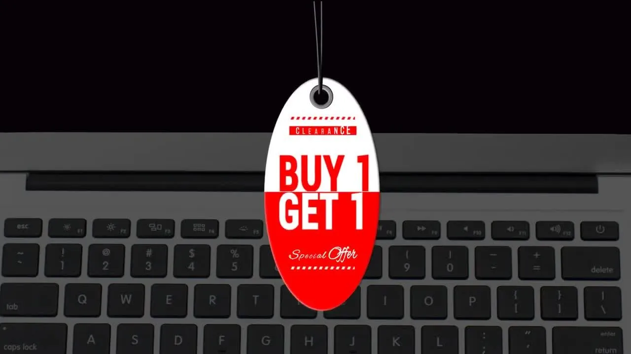 10个设计时尚销售标签像素设计精选AE模板