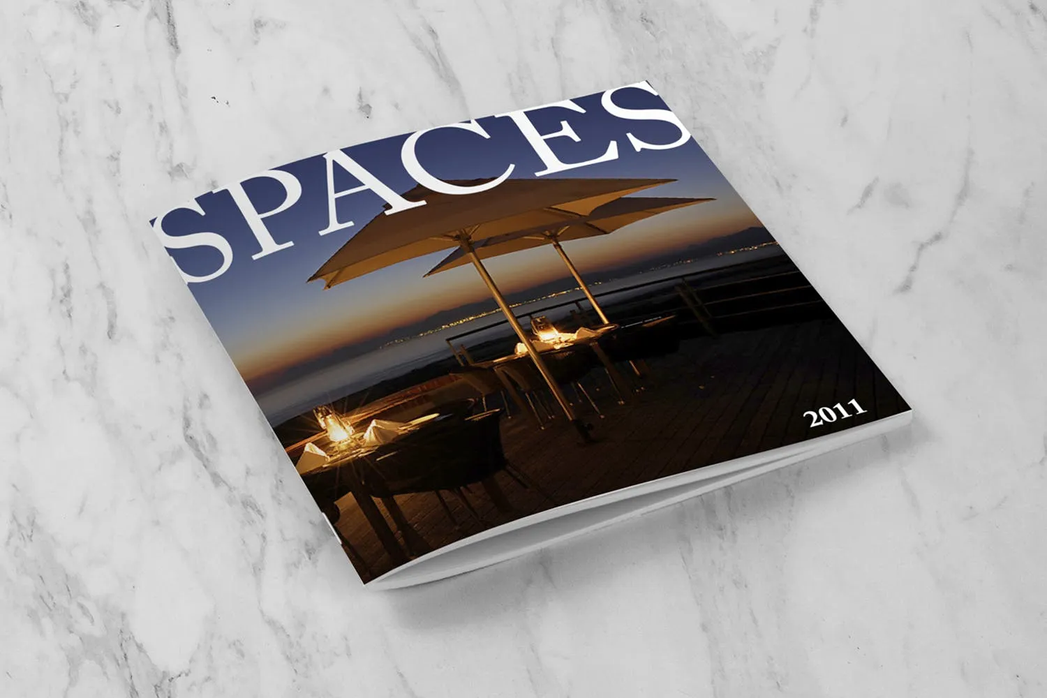 方形画册产品手册封面效果图样机素材库精选 Square Brochure Cover Mockup插图(2)