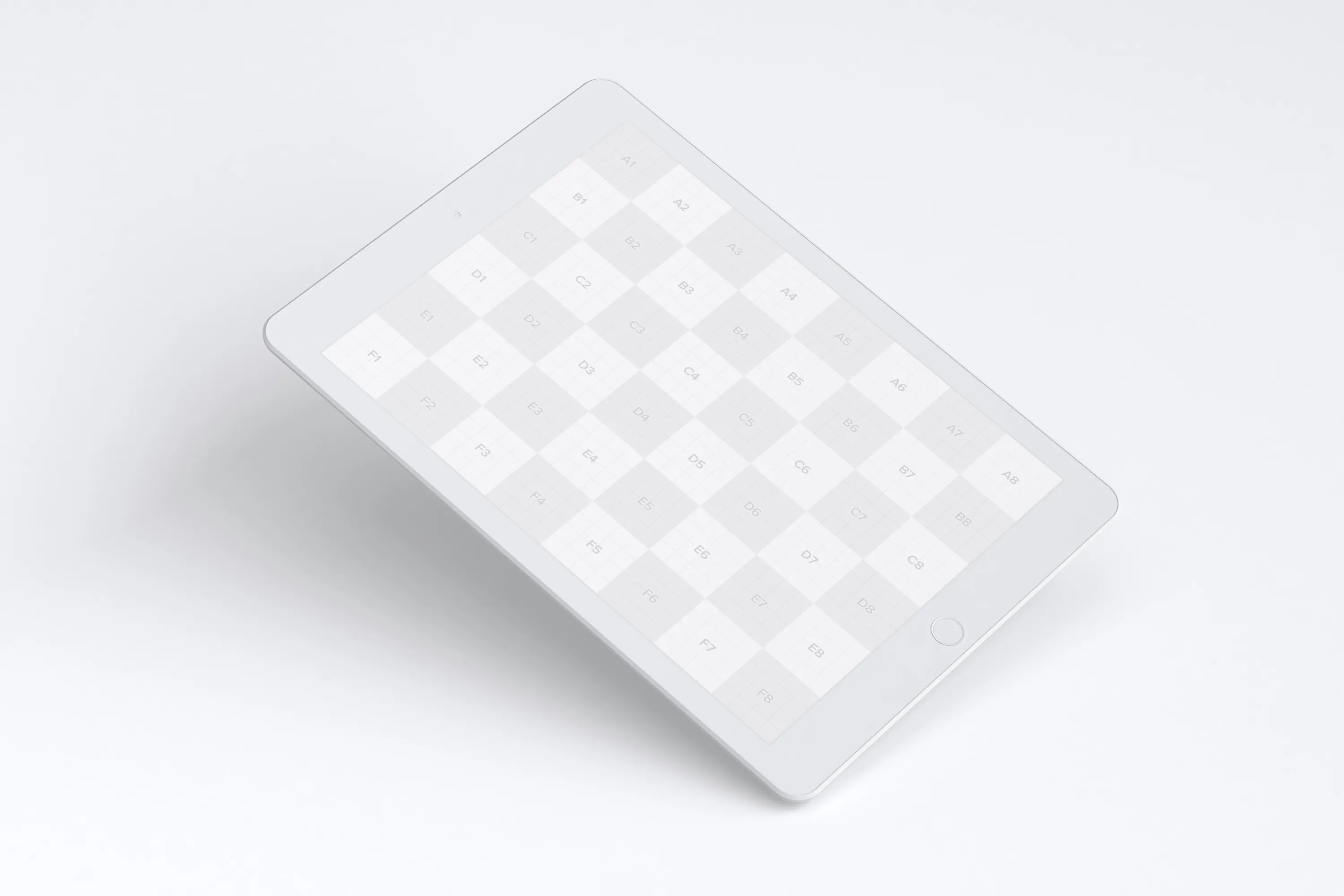 iPad平板电脑屏幕预览UI设计效果图样机01 Clay iPad 9.7 Mockup 01插图(2)