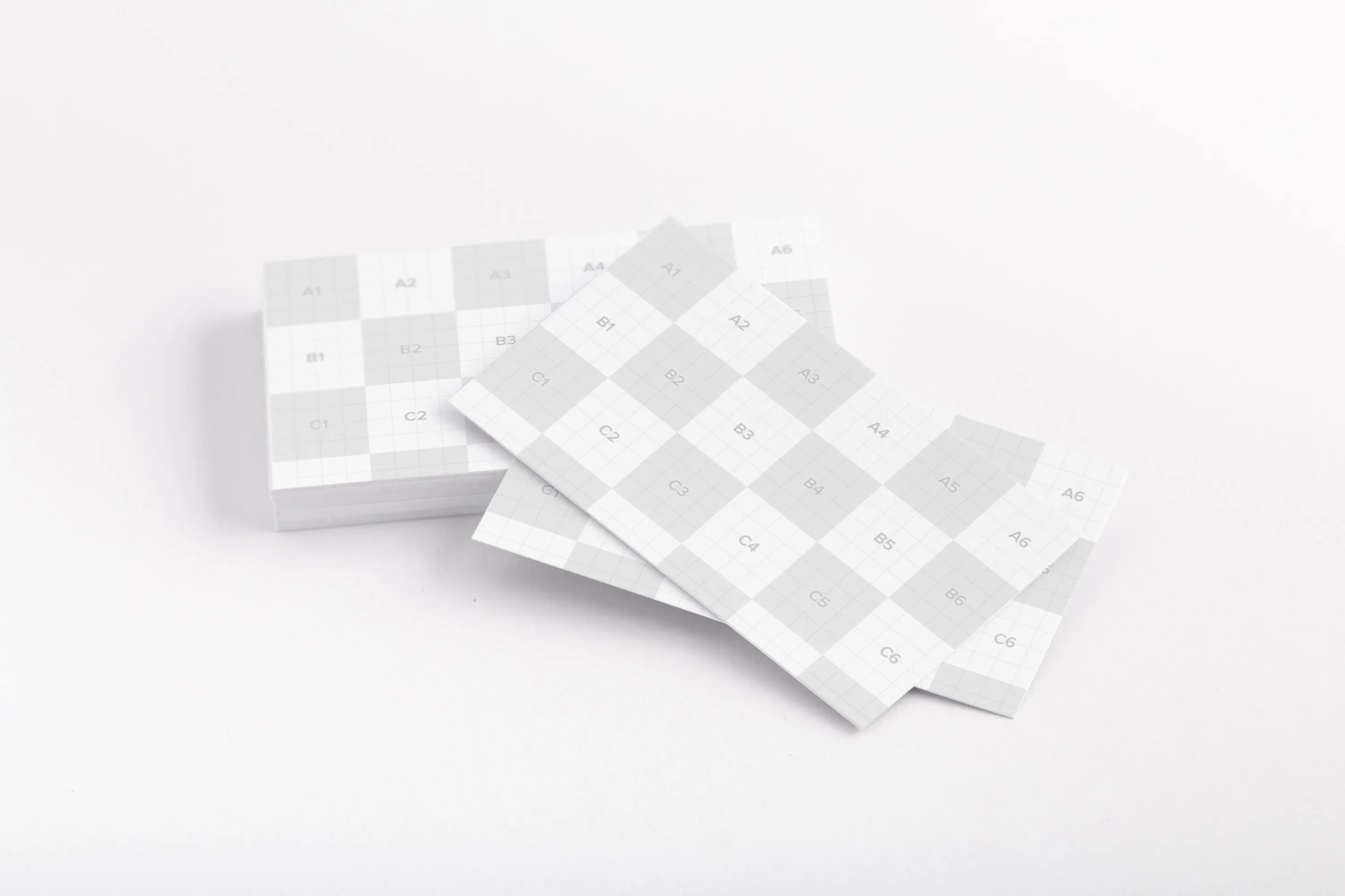 企业名片排版设计预览样机03 Business Cards Mockup 03插图(1)