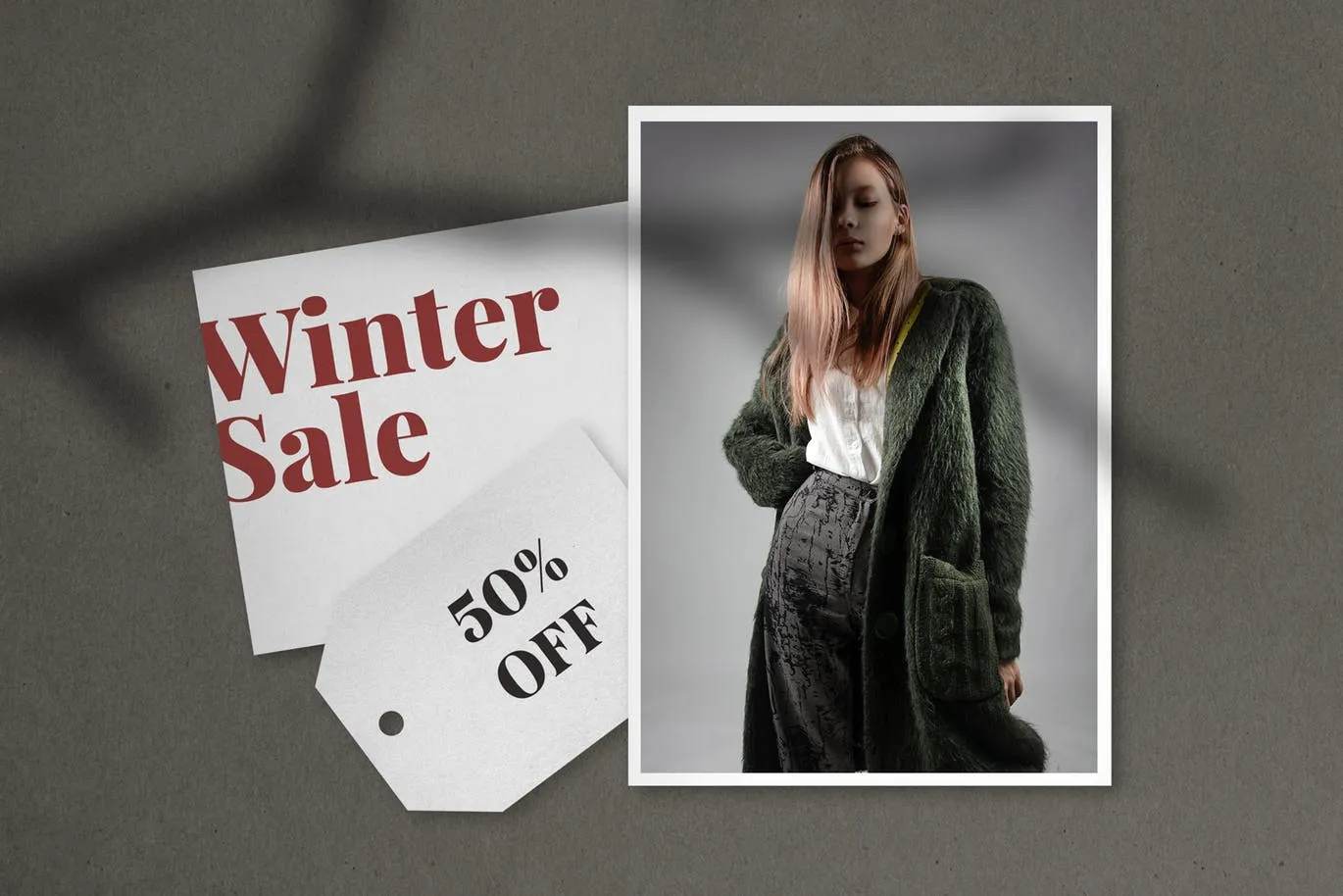 场景化照片装饰样机素材库精选模板 Holiday Card Mockup Creator插图(1)