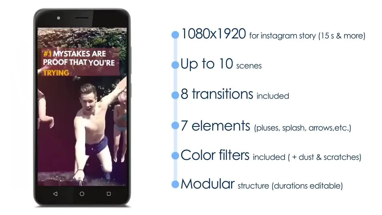 充满活力的探险活动像素设计精选AE模板