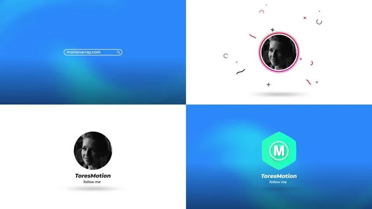 搜索引擎徽标像素设计精选AE模板