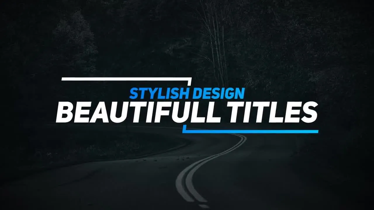 15个富有创意动画全屏标题像素设计精选AE模板