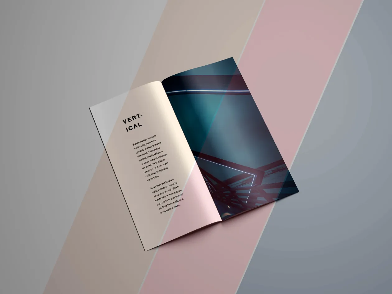 企业宣传册封面&封底设计效果图PSD样机 Vertical Brochure Mockup Psd插图(9)