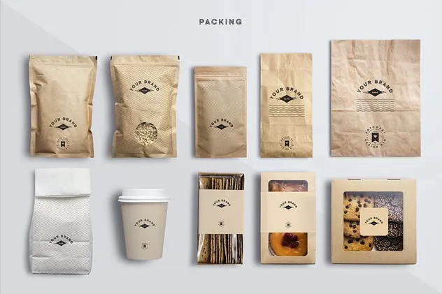 健康生态食品场景设计素材包 Eco Food Mockup Creator插图(3)