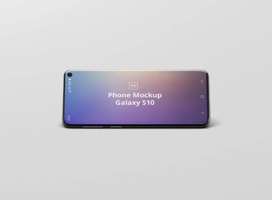 三星Galaxy S10智能手机素材库精选样机模板 Phone Mockup Galaxy S10插图(11)