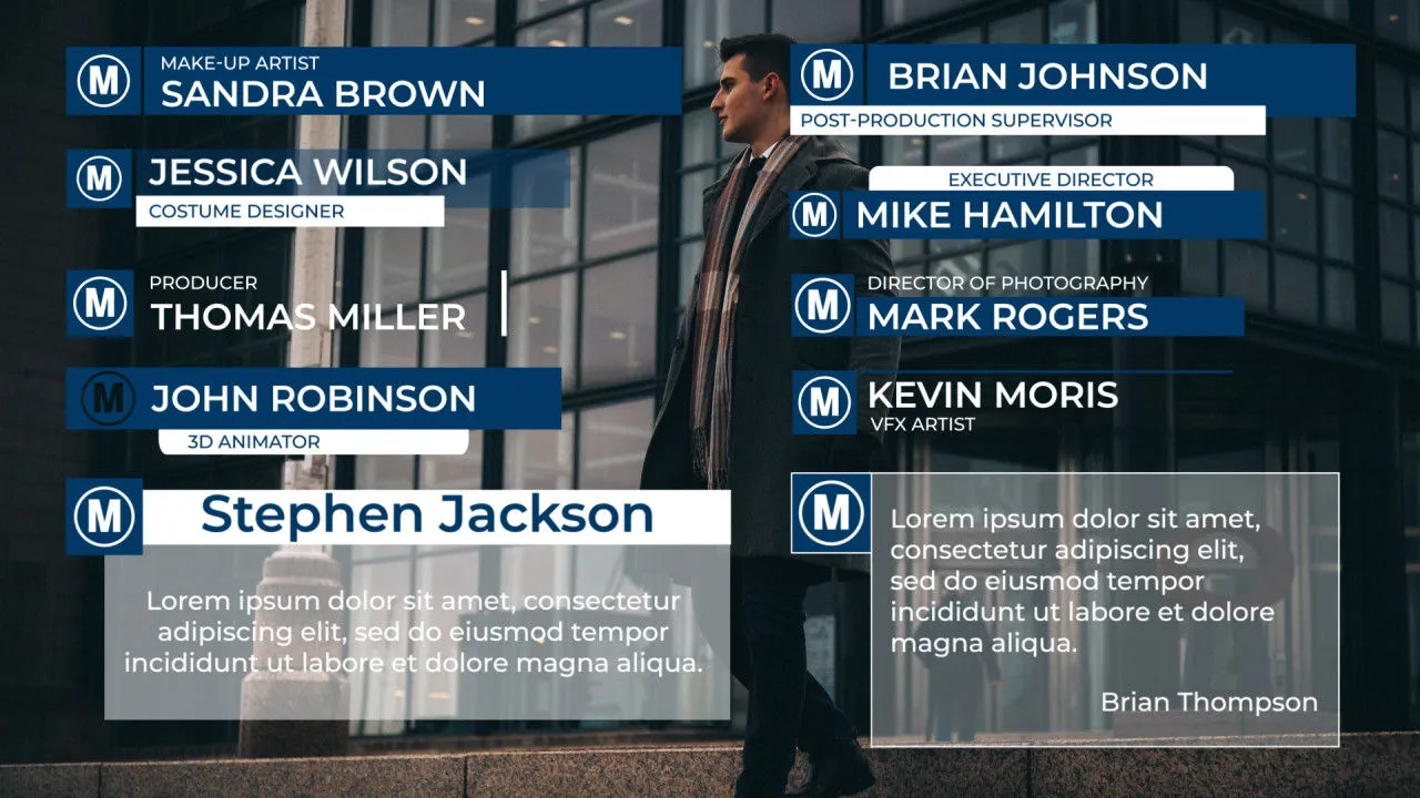 10个动态动画下三分之一商业宣传像素设计精选AE模板