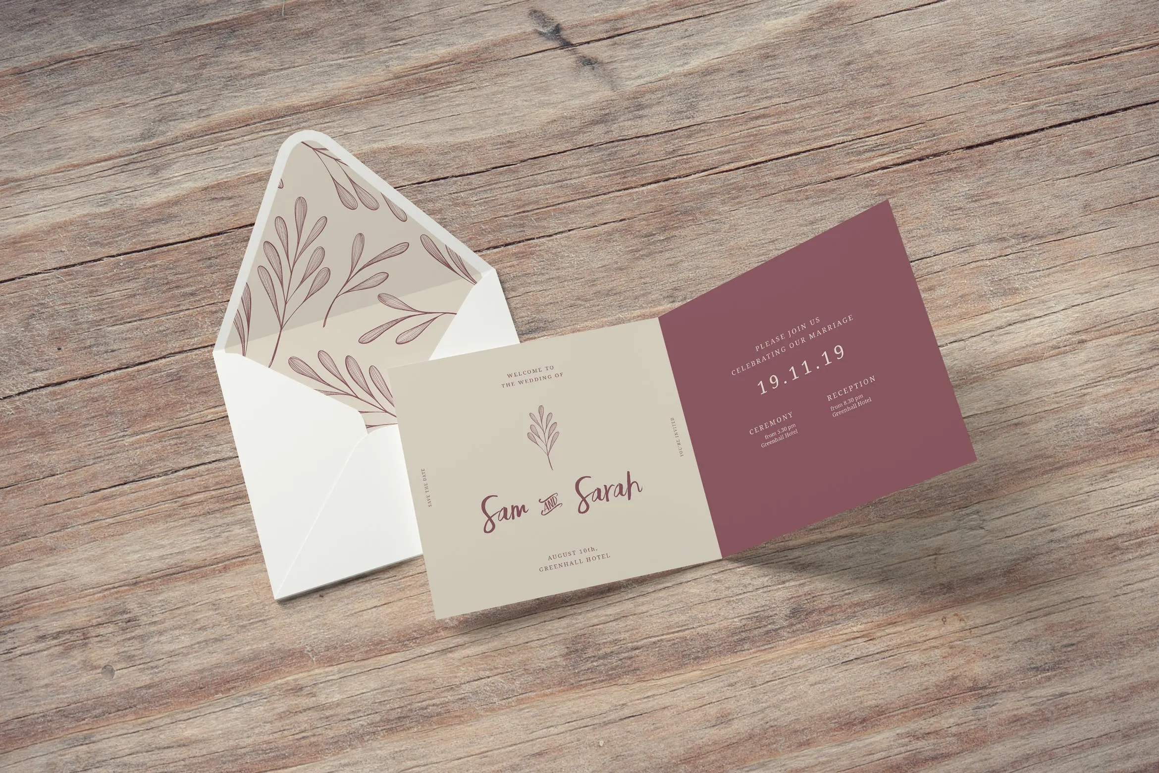 方形请柬和贺卡设计效果图样机素材库精选 Square Invitation and Greeting Card Mockups插图