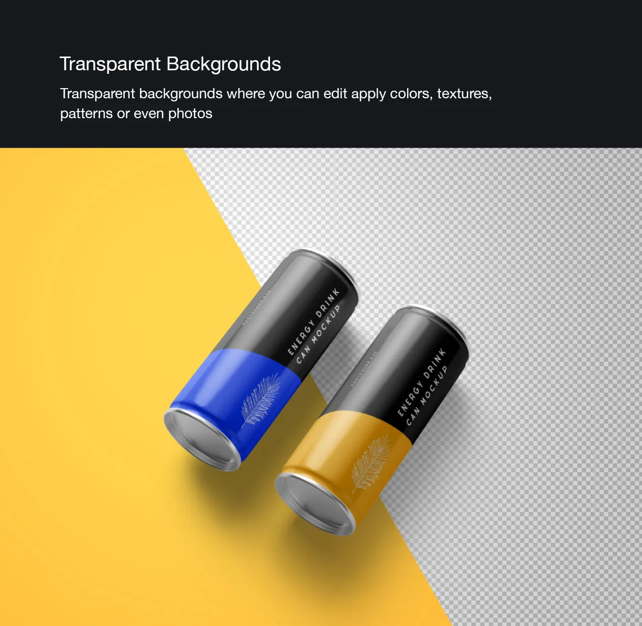 碳酸饮料/能量饮料易拉罐样机插图(2)