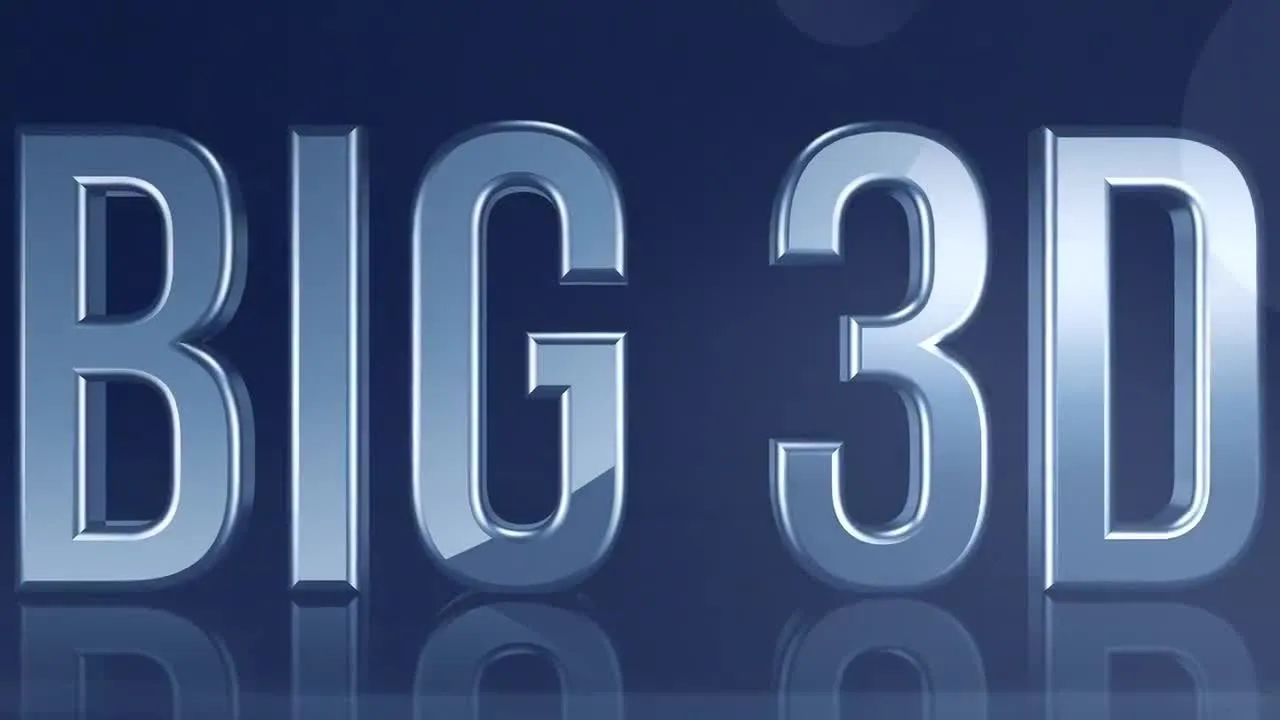 大3D文本效果电影标题像素设计精选AE模板