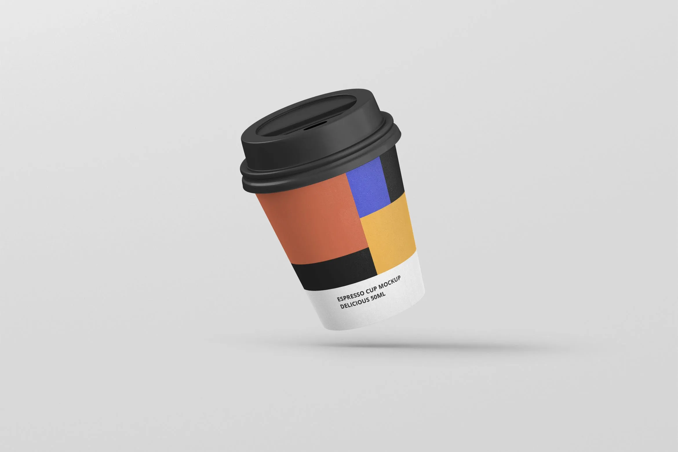 浓缩咖啡杯一次性纸杯像素设计精选 Espresso Coffee Cup Mockup
