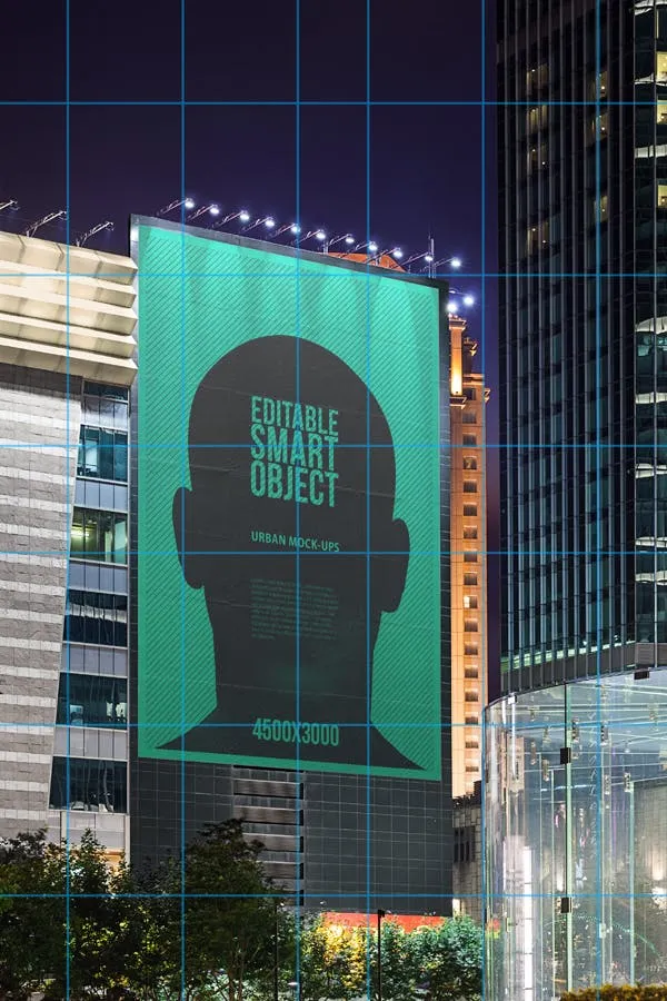 城市海报广告牌设计效果图预览样机素材库精选模板#9 Urban Poster / Billboard Mock-up – Huge Edition #9插图(1)