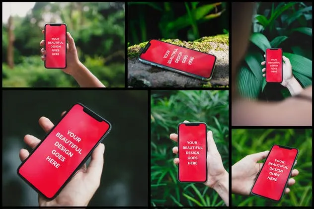 10款手持真实iPhone X设备展示样机模板 10 Authentic iPhone X Mockups插图(6)