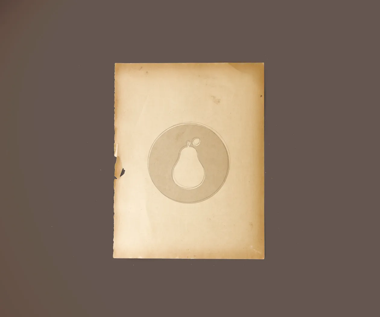 复古残旧纸张背景样机模板 Old Paper Mockup