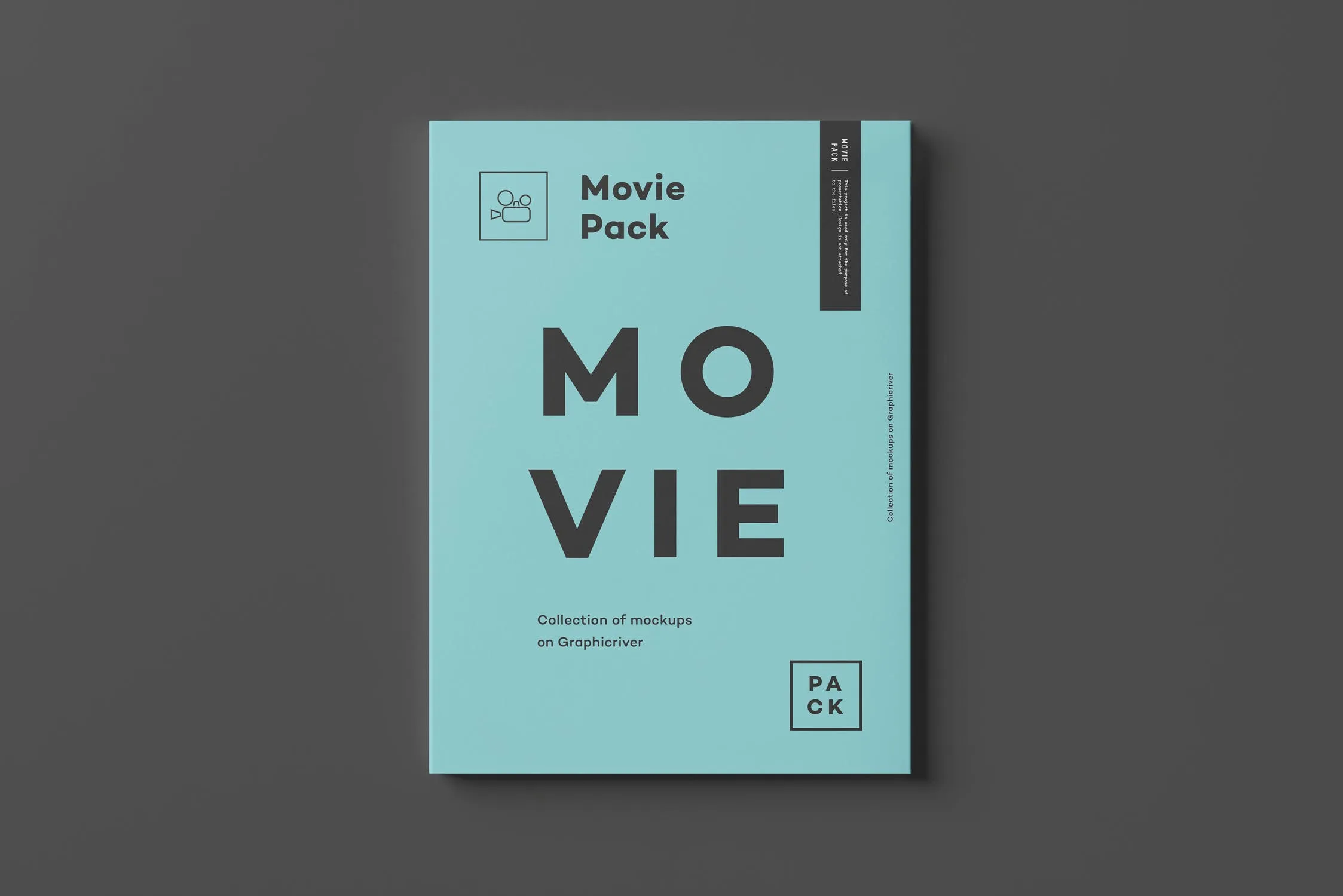 电影DVD包装盒外观设计样机3 Movie Pack Mock-up 3插图(2)