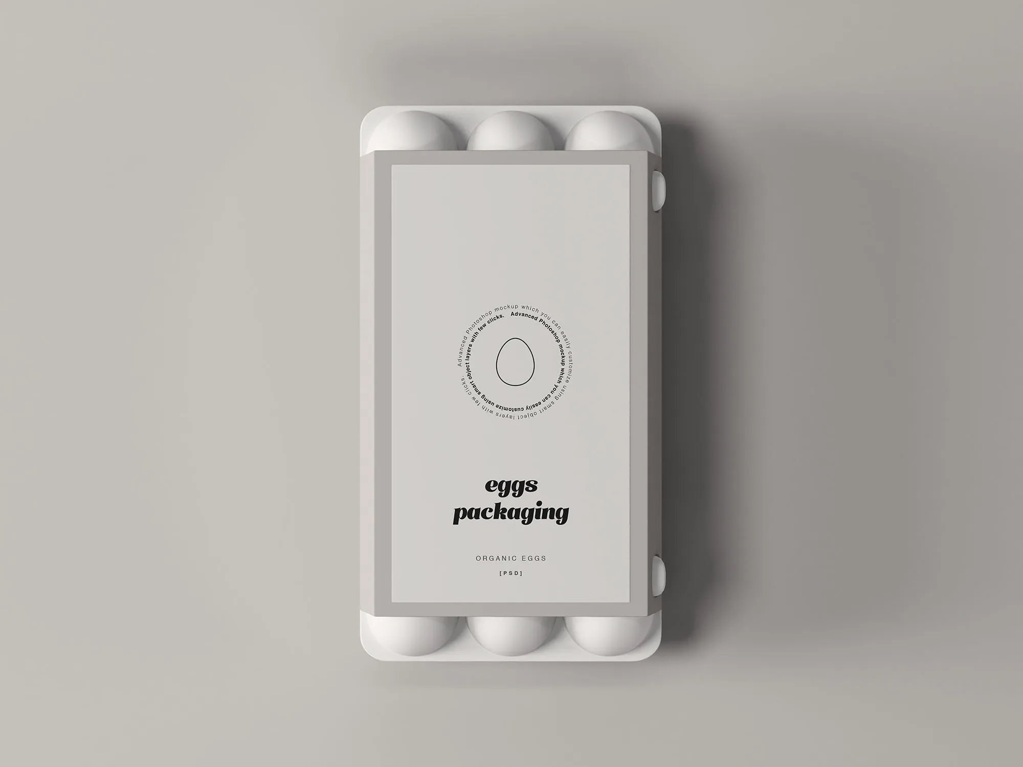 鸡蛋售卖包装盒设计效果图素材库精选 Egg Packaging Mockup插图