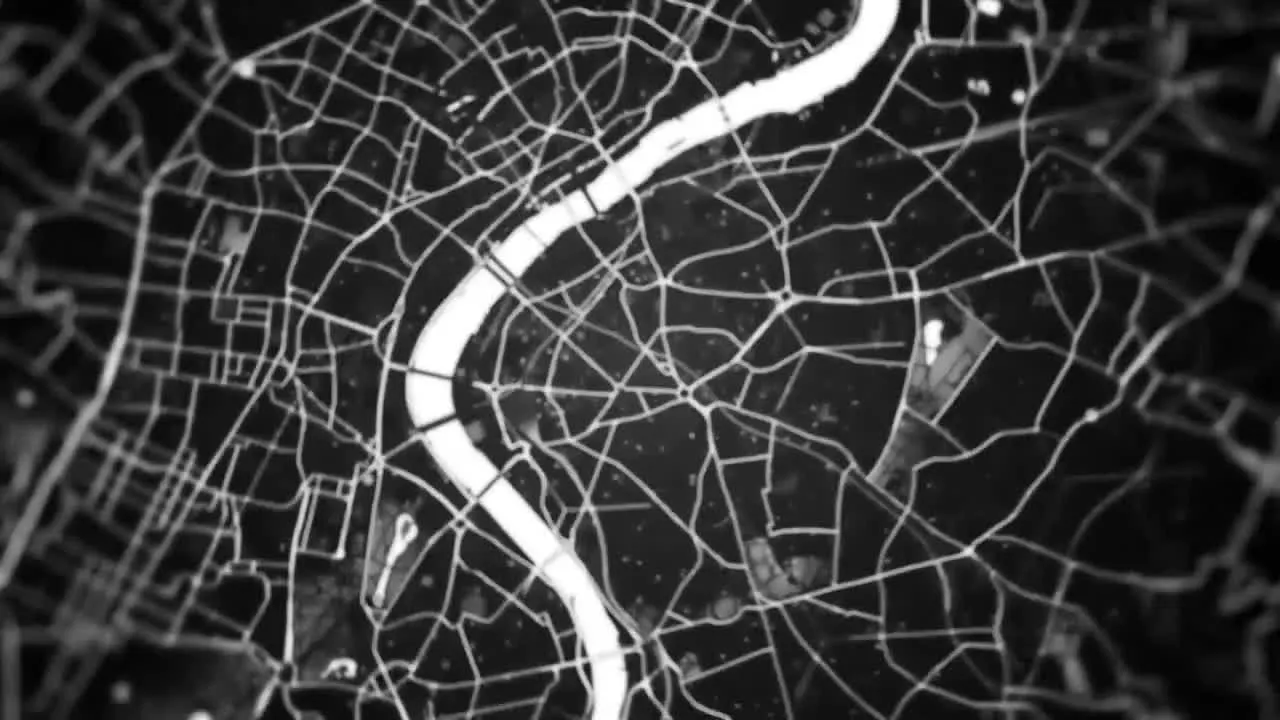 城市道路标志展示像素设计精选AE模板