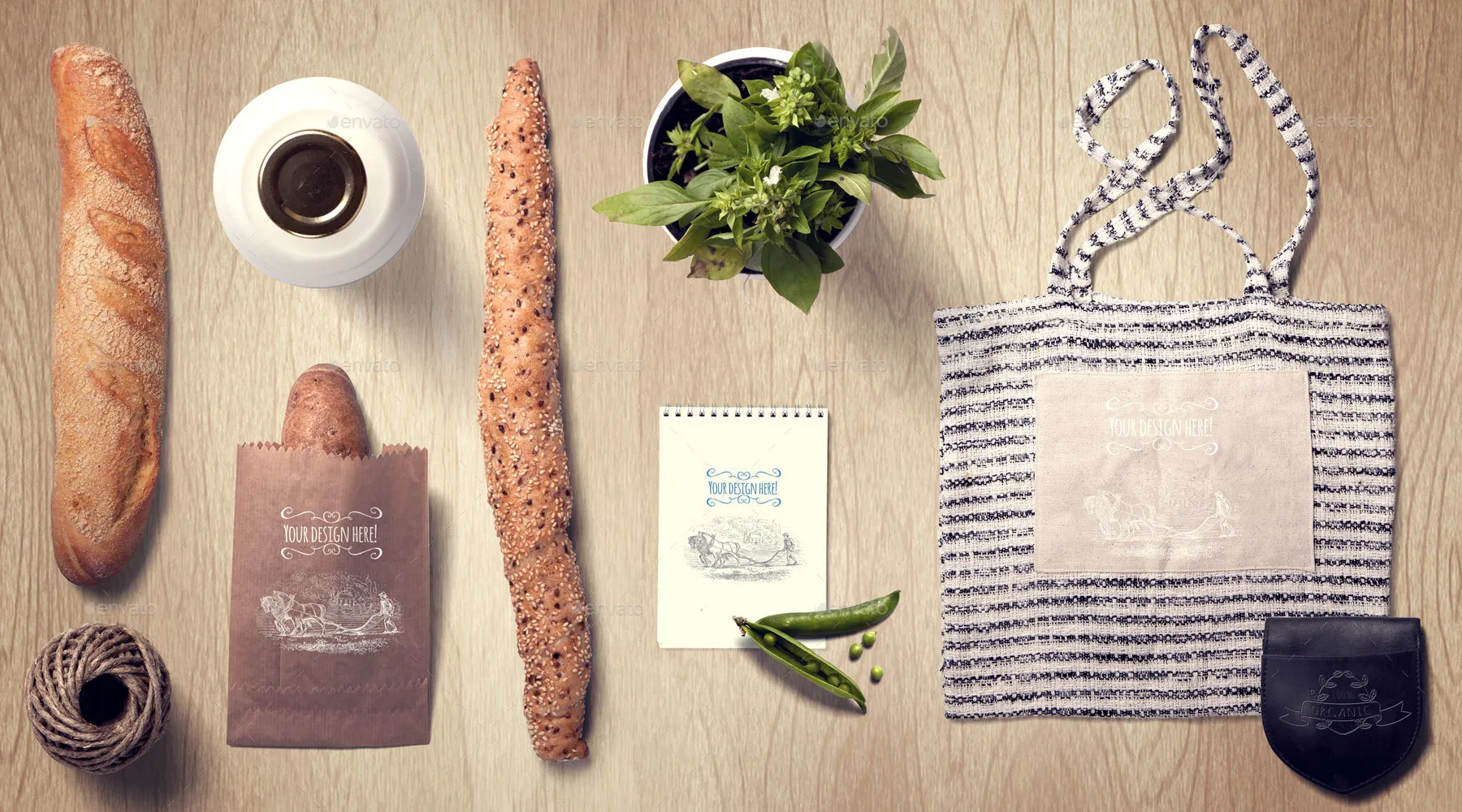 高品质有机食品的展示模型amp;英雄图片下载 2.49 GB[PSD]