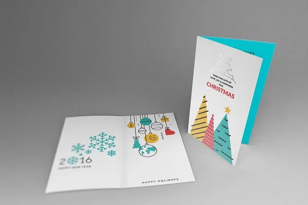 邀请函/明信片/贺卡样机模板 Invitation/ Greeting Card Mockups插图(6)