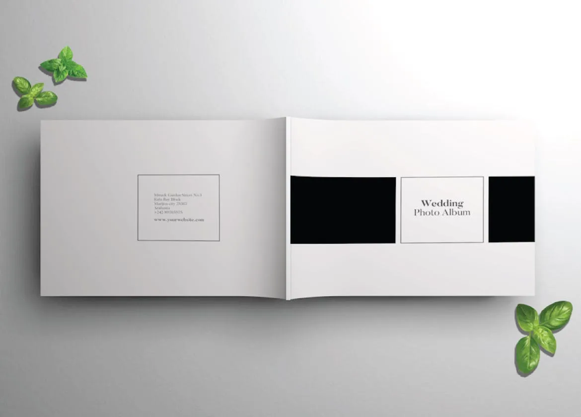 婚礼婚庆策划公司作品集设计模板v6 Landscape Photo Album Vol. 6插图(9)