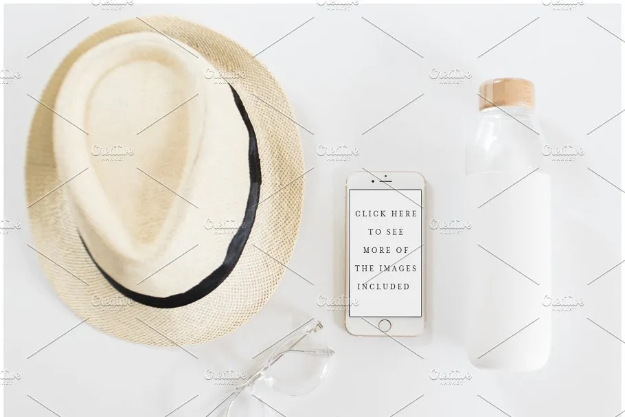 夏日风办公场景照片包  Summertime Artist Stock Photo Bundle插图(4)