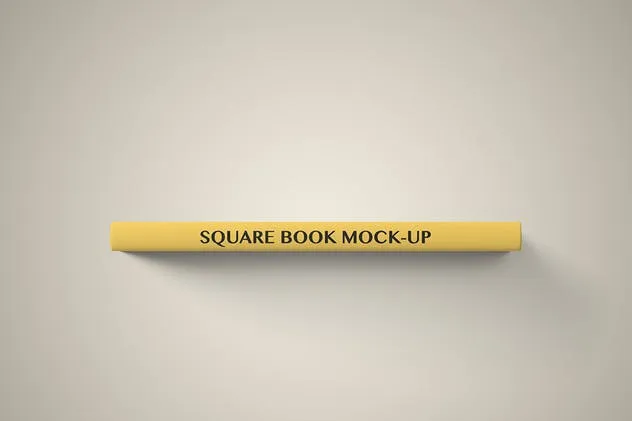 精装硬封面方形书展示样机模板 Hard Cover Square Book Mockup – Set 2插图(13)